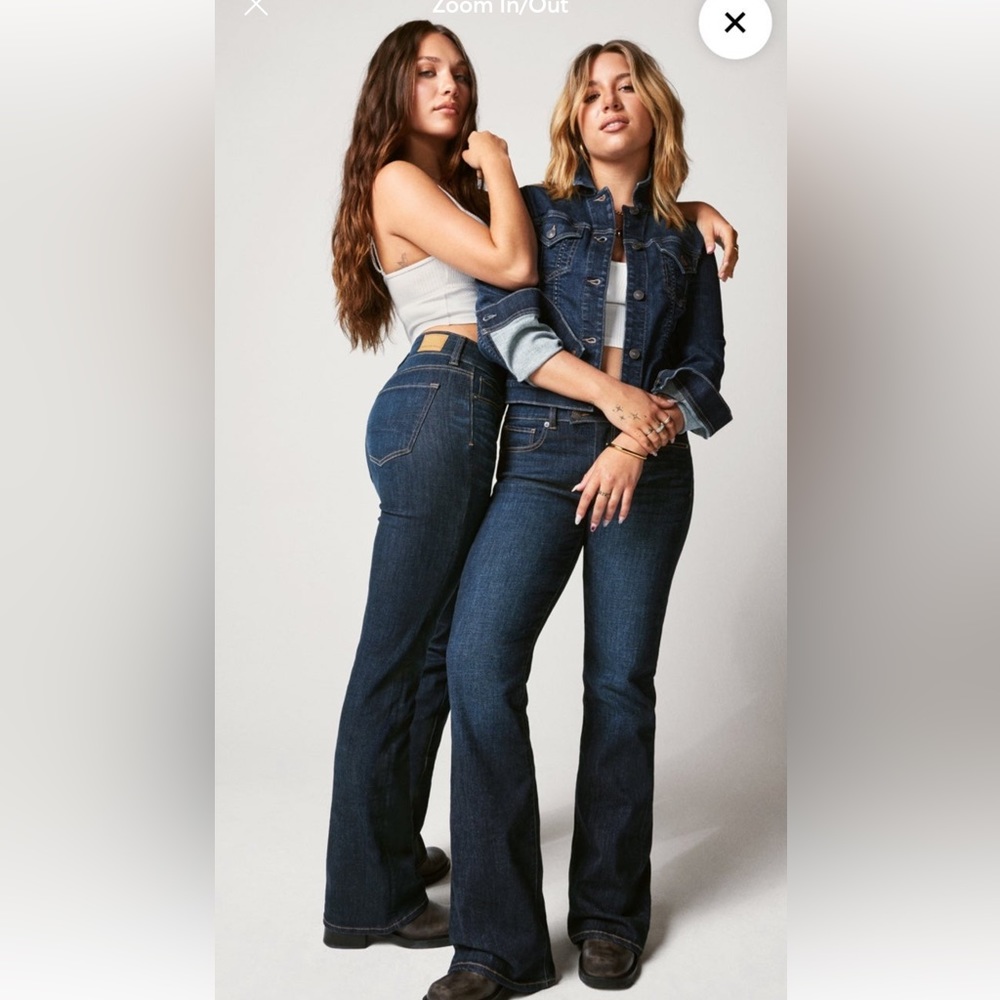 American eagle low rise kick bootcut jeans